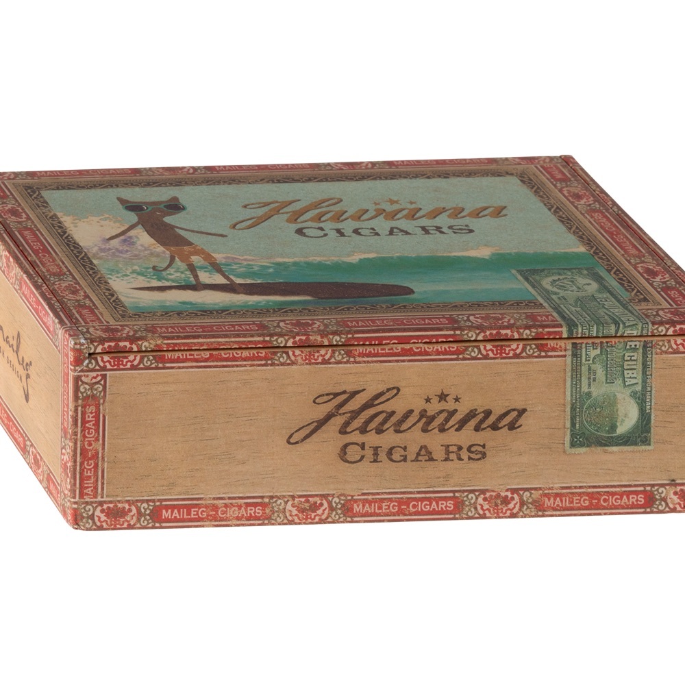 Maileg Mum & Dad Mouse in Cigar Box - Retired - Picture 3 of 4